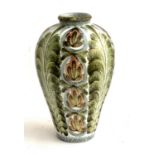 A Denby glyn colledge vase, 33cmH