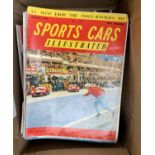 A quantity of 1950s and 60s sports car magazines to include sports cats illustrated, motor rally,