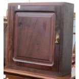 A small mahogany medicine cupboard, 43cmW