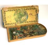 A Bagatelle board with forest design background, boxed (box af)