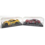 A Fly Cars Model Ferrari 365 GTB/4, boxed, together with a Lister Storm, boxed