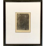 HANNAH FRANK (Scottish 1908 - 2008), Head, wood engraving, signed in pencil and dated 1932 image