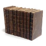 Pope, Alexander: 'The Works of Alexander Pope Esq'; 9 volumes. London 1753 (except Volume 1: