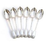 A set of six George V King's pattern tablespoons by Joseph Rodgers & Sons, Sheffield 1911, 19.2ozt