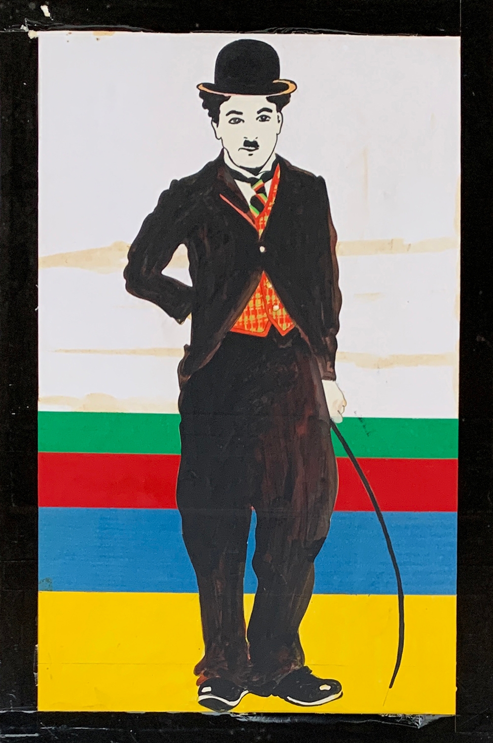 Jeffrey Morgan (b.1942) Charlie Chaplin - 1960s design for tin print for JRM Designs Ltd, poster