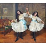 The Hon John Collier (1850-1934), the Glass Hooper sisters, Dulcie and Joyce, painted in Collier's