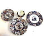 A small quantity of Imari and other ceramics