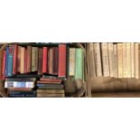 A box of good hardback books to include Jane Austen, R L Stevenson, Dickens, Hardy, etc