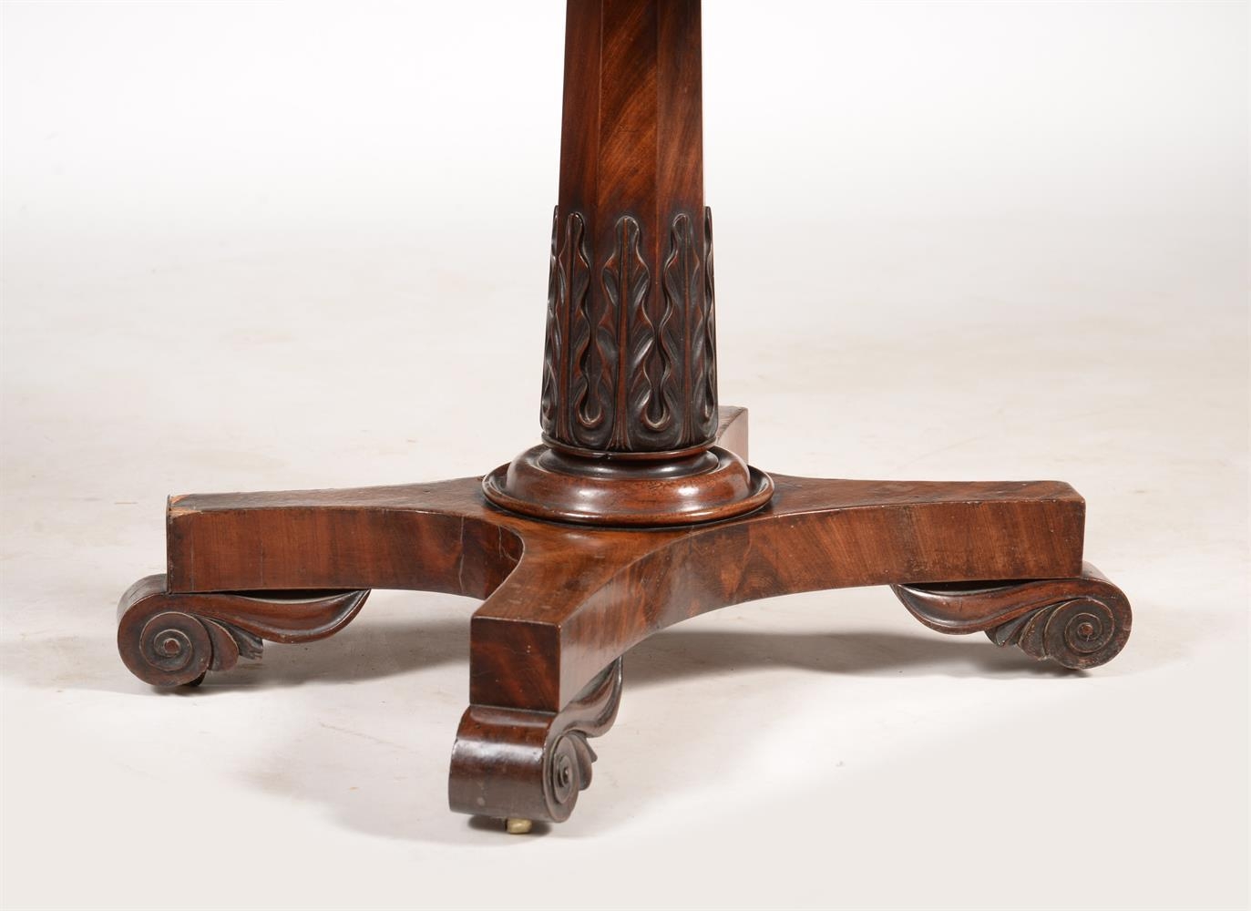A William IV mahogany card table, circa 1835, 77cm high, 92cm wide, 45cm deep Provenance: from a - Image 3 of 3