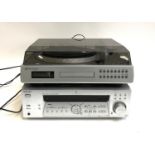 A Neostar NTCD1 turntable with Cassette and CD player, together with a Sony digital audio/video