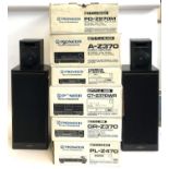 A Pioneer stereo hi-fi stack comprising PD-Z970M, multi-play compact disc player; A-Z370 stereo