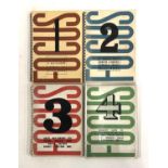 FOCUS 1-4. A rare collection of these pre-war spiral-bound journals (no 1 is 'second imp') in VG