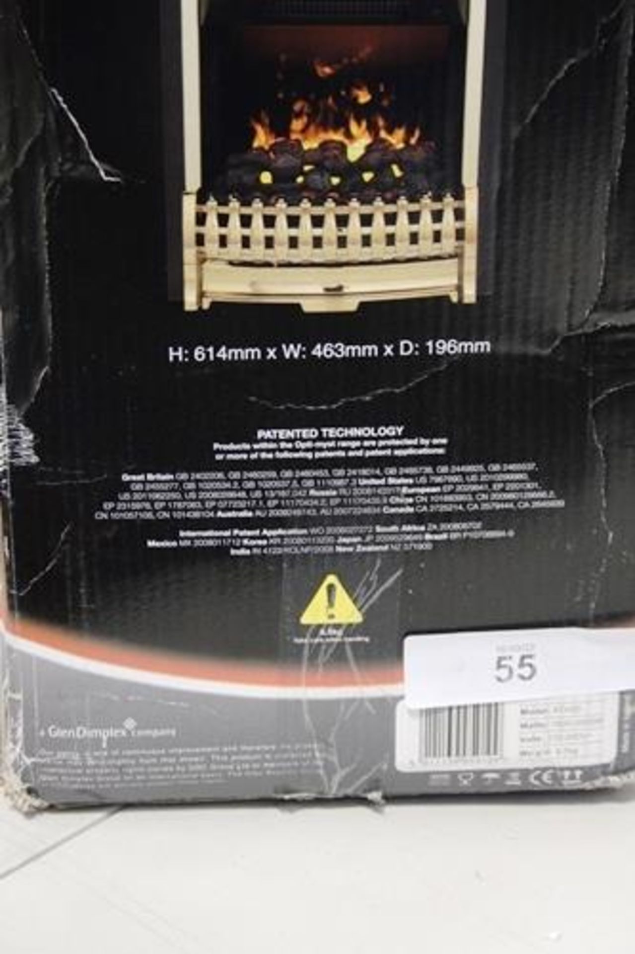 1 x Dimplex Optiflame Atherton electric fireplace, model ATH20 - New in box, box tatty, checked - Image 4 of 4