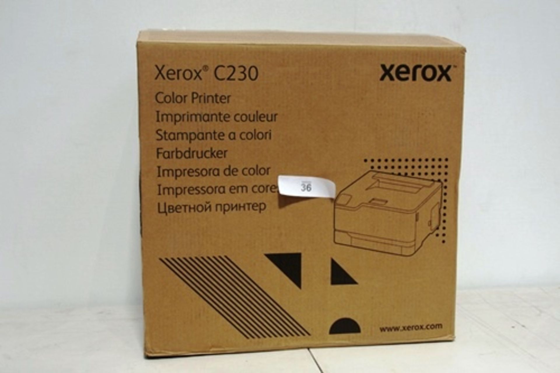 1 x Xerox C230 colour printer, model 100N03772 - New in box (ES8)