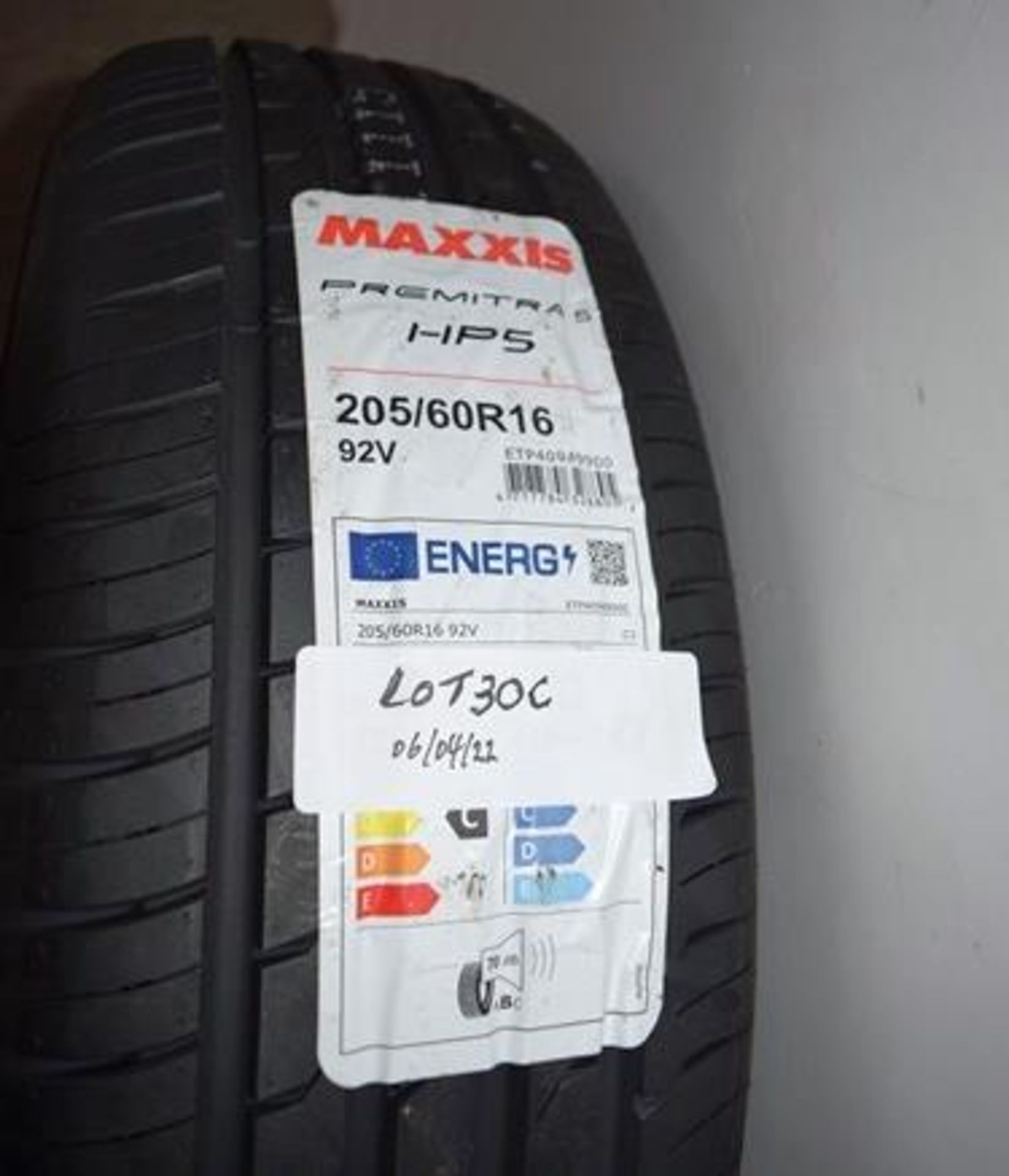 1 x Maxxis Premitra 5 HP 5 tyre, size 205/60R16 92V - New with label (GS4)