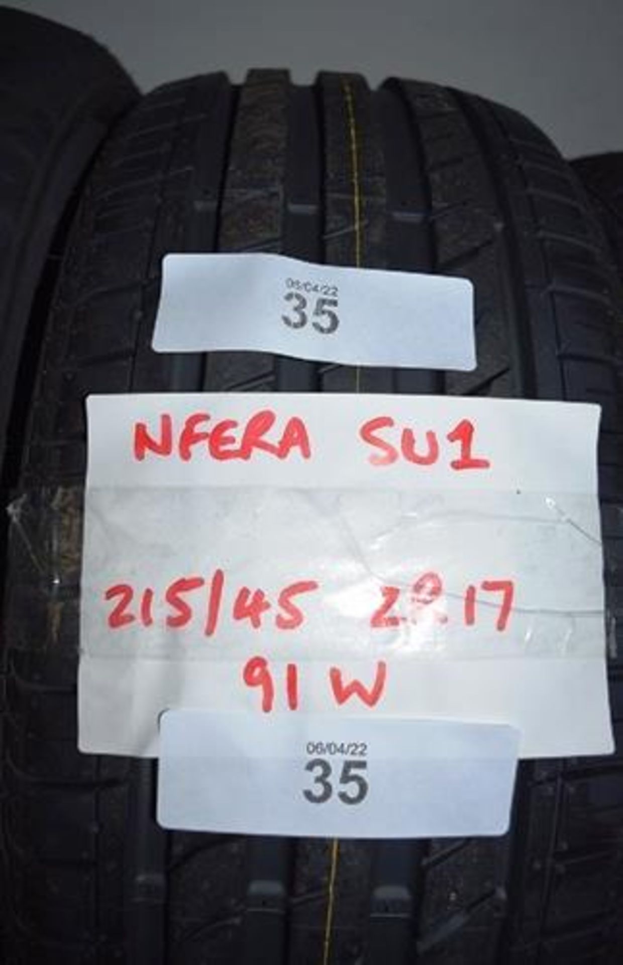 1 x Nexen N Fera SU1 tyre, size 215/45ZR17 91W - New (GS4)