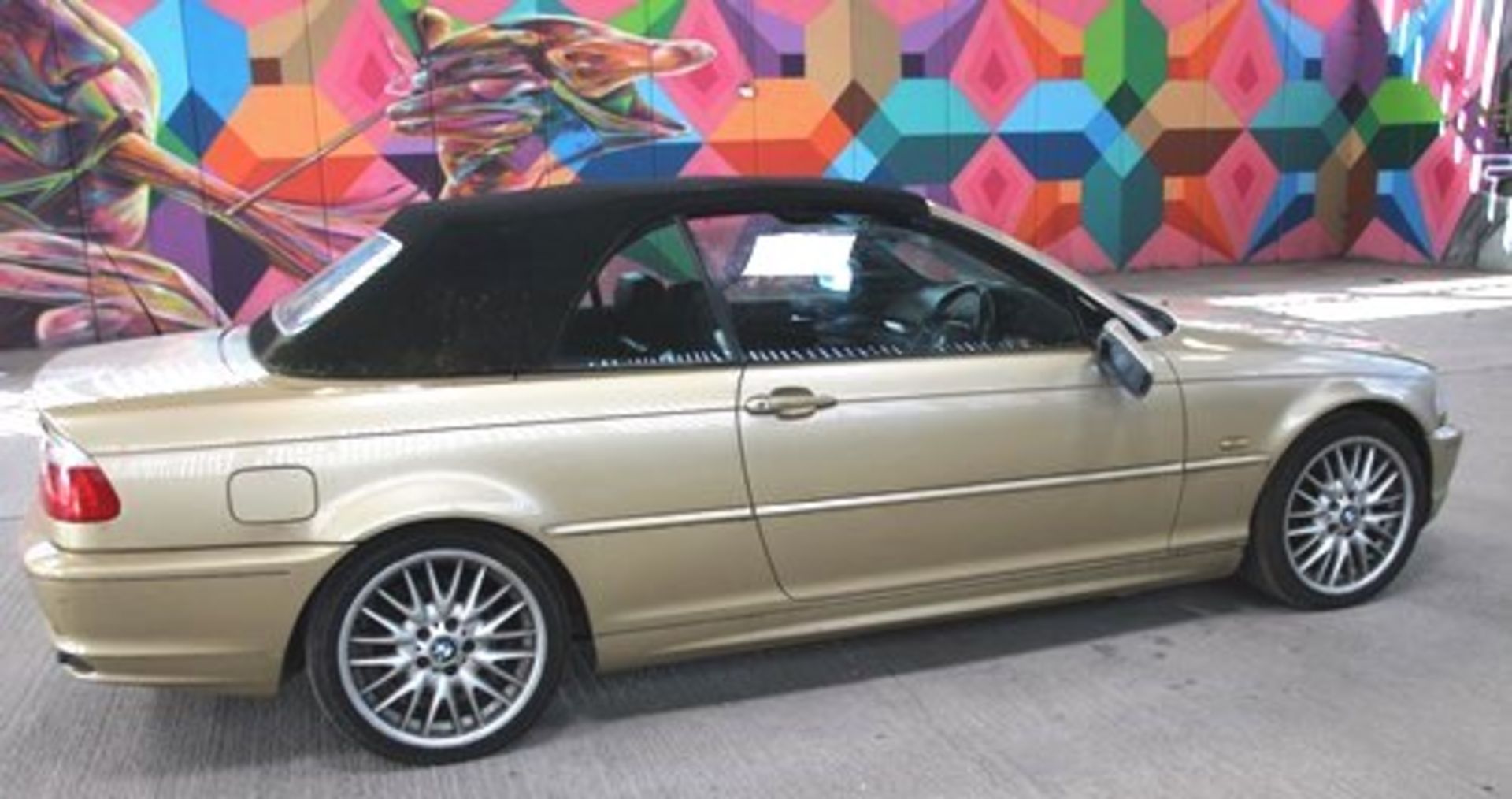 BMW 325CI petrol convertible car, Registration No. CV51 BNY, mileage 104743, 5 speed manual gearbox,