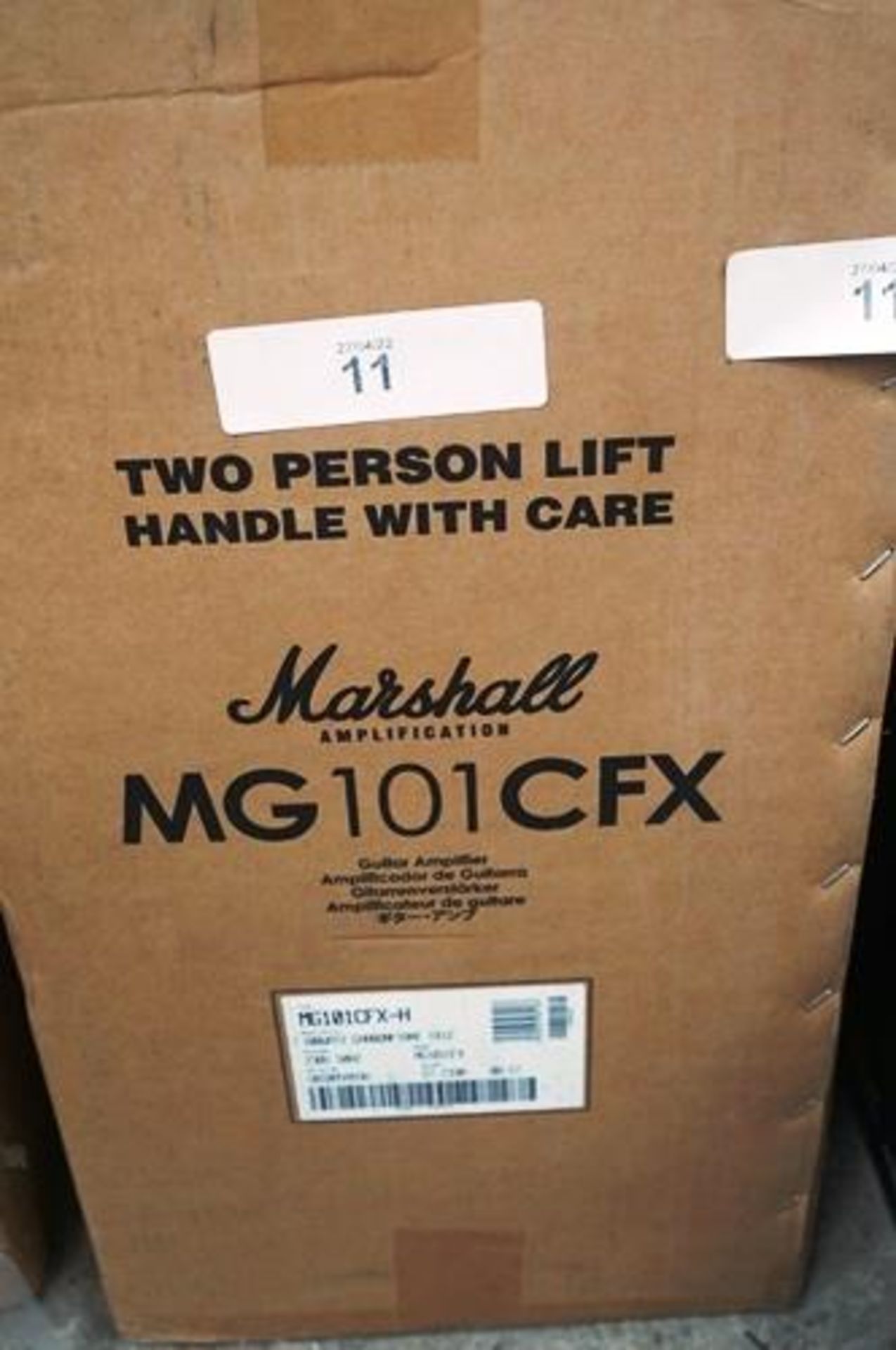 1 x Marshall MG101CX carbon guitar amp, 100 Watts - New in box (ES1)