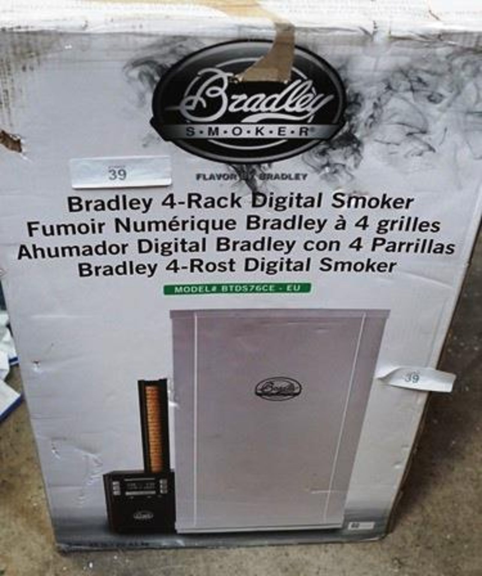 1 x Bradley digital meat smoker, model: # BTDS76CE-EU - New in box (ES7)