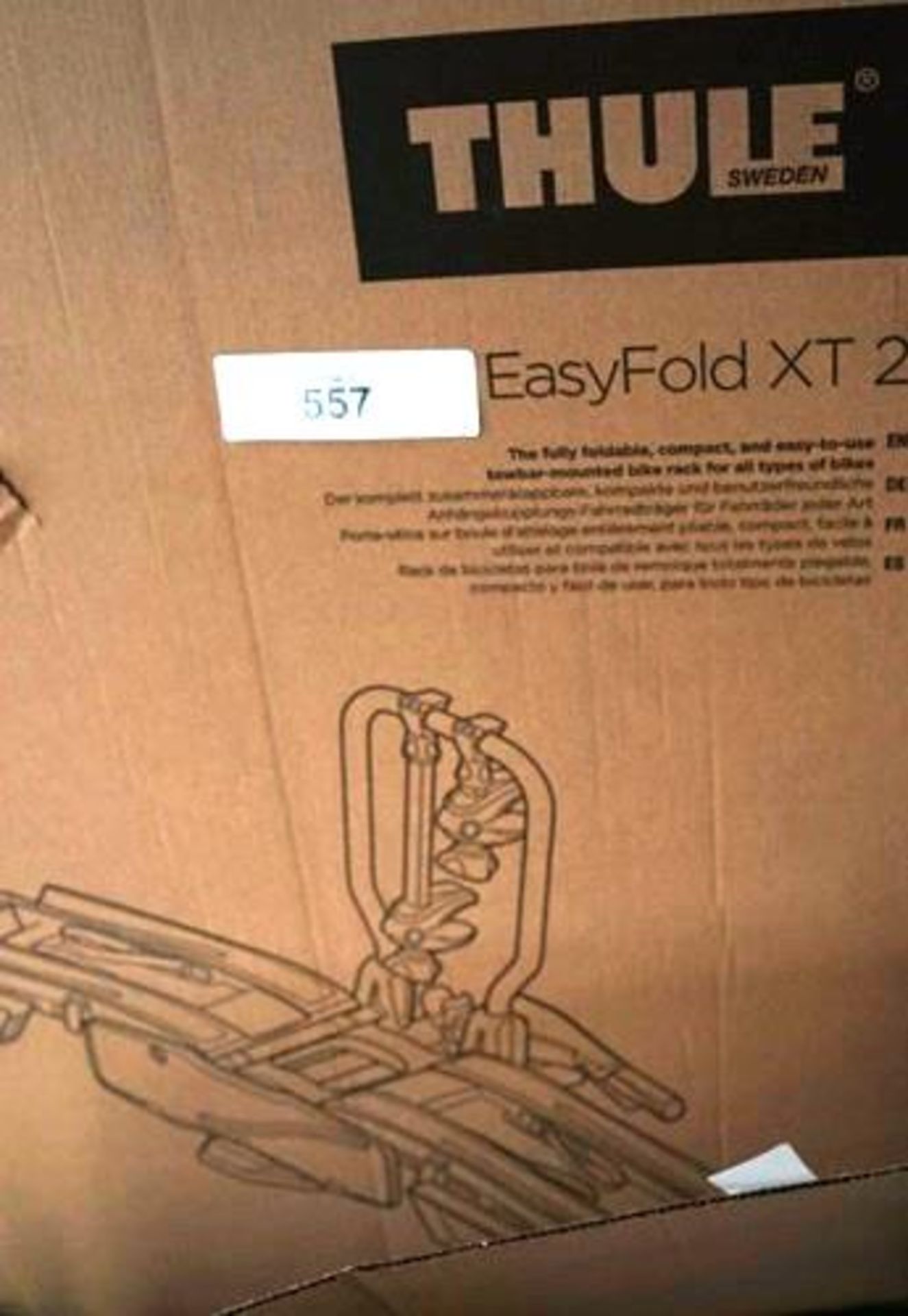 1 x Thule Easyfold XT2 bike carrier, model 933 - New (ES16) - Image 2 of 2