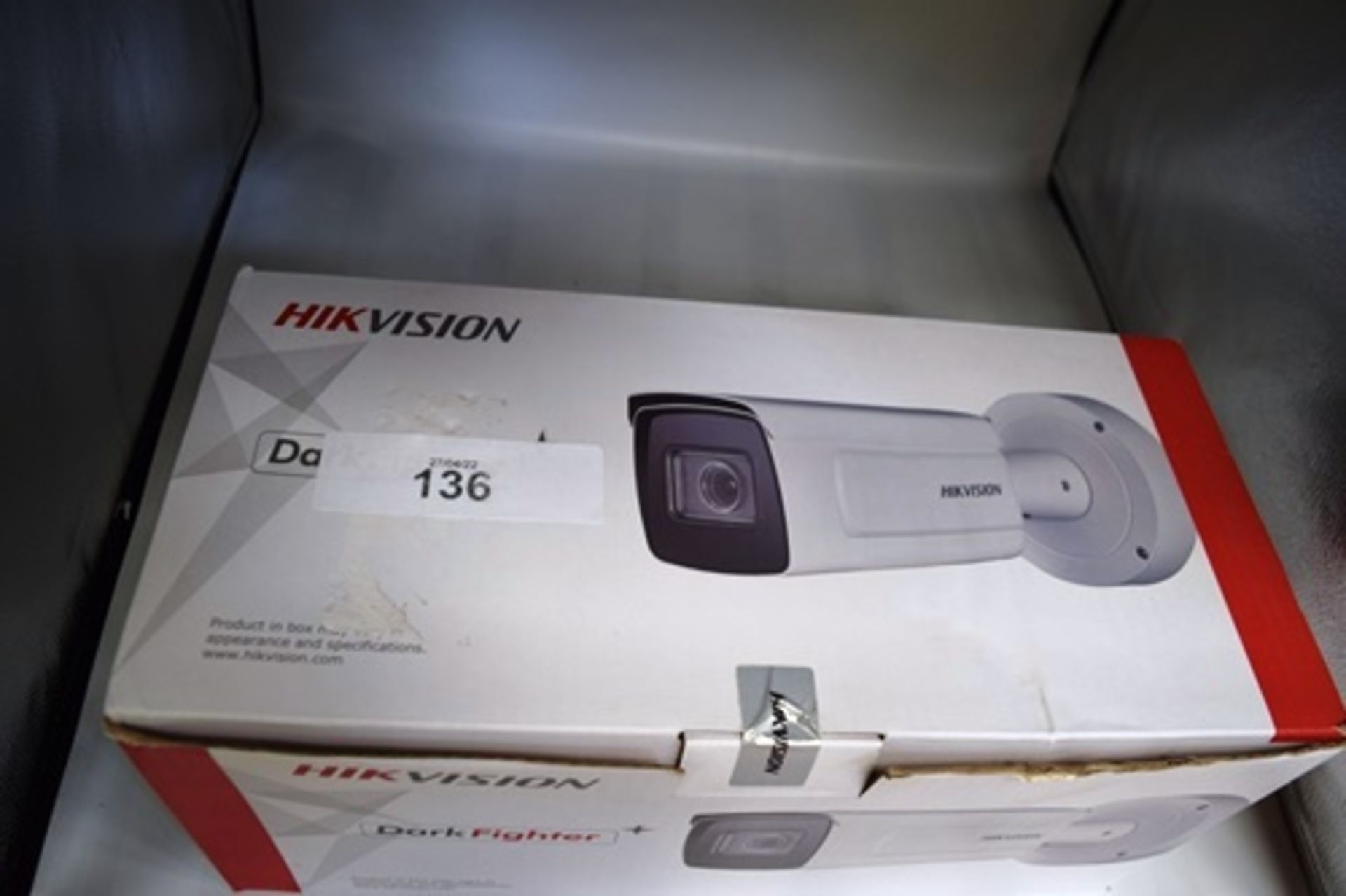 1 x Hikvision Dark Fighter network camera, model DS-2CD5A46GO-IZS 2.8-12mm 4MP - Sealed new in