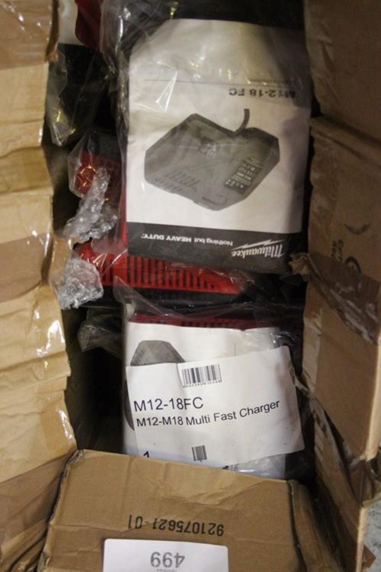 10 x Milwaukee M12-18FC multifast charger. -new- (SW3C) - Image 2 of 2