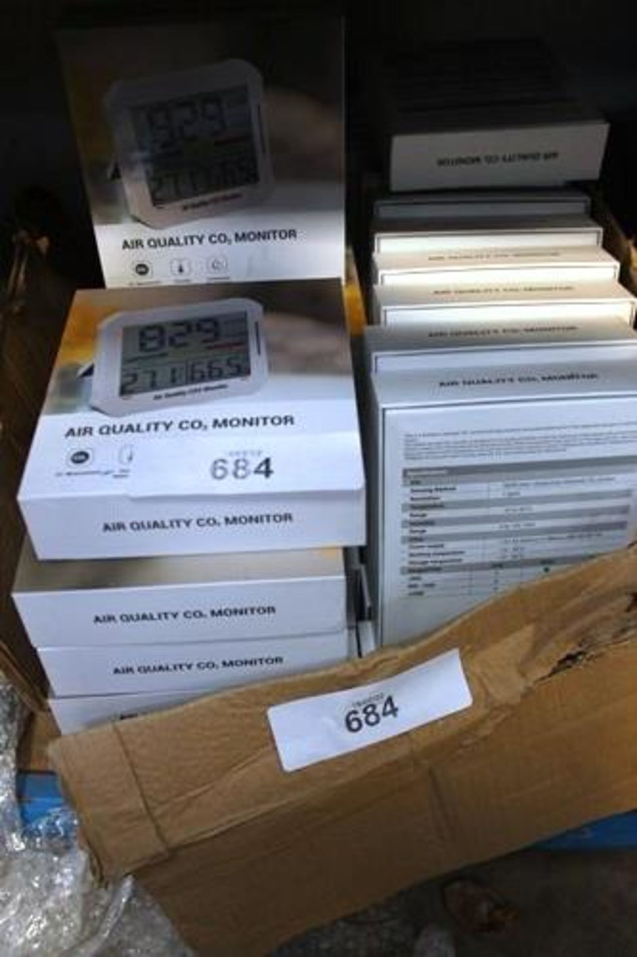 44 x Air Quality CO2 monitors - New in box (GS28C)