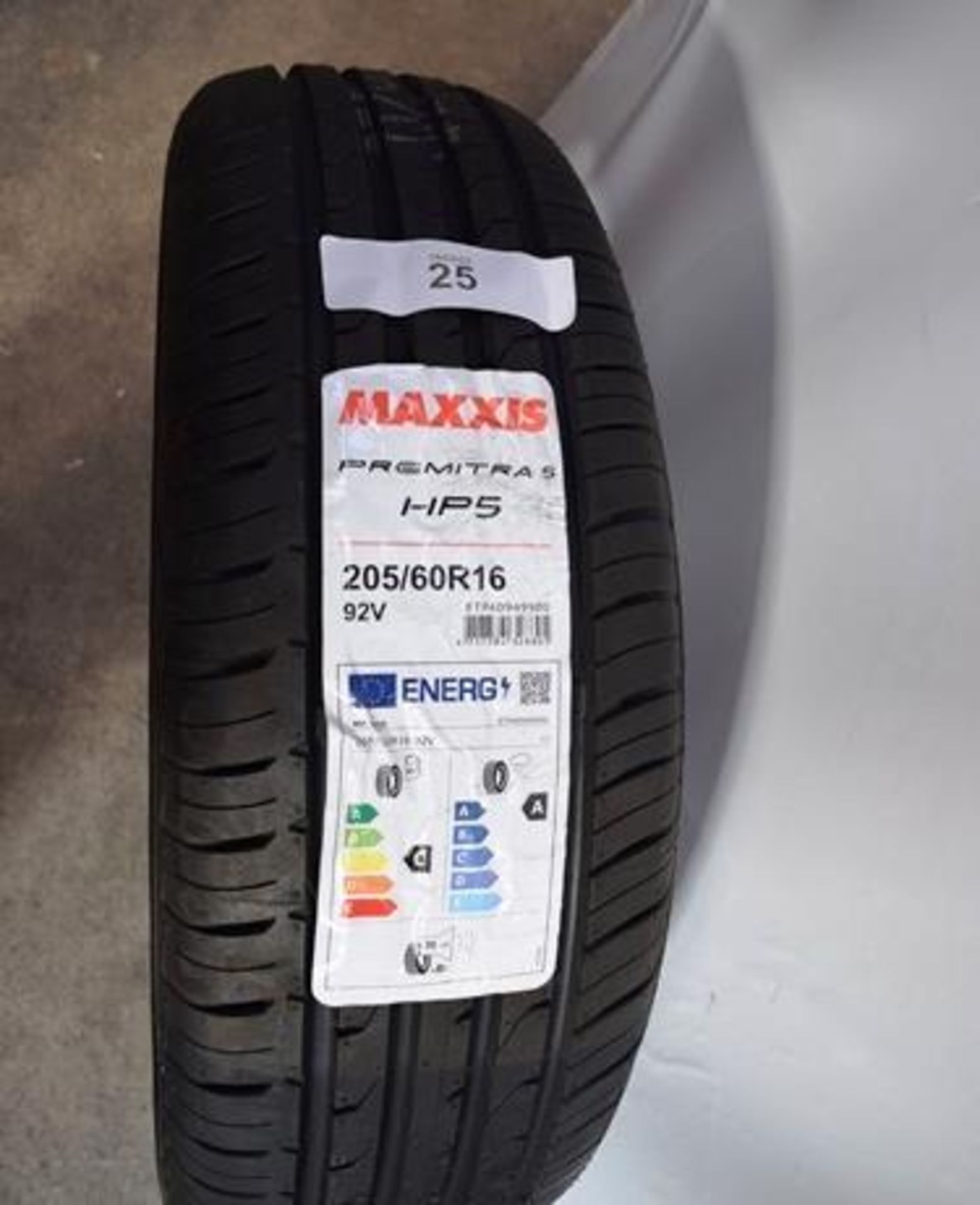 1 x Maxxis Premitra 5 HP5 tyre, size 205/60R16 92V - New with label (GS2) - Image 2 of 2