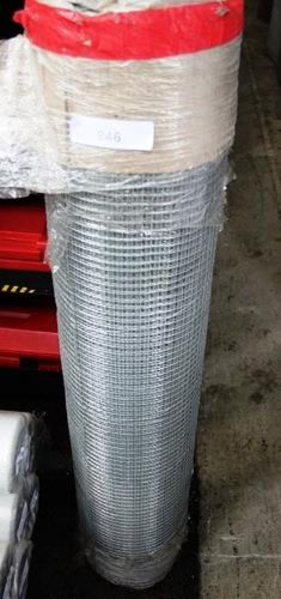 1 x roll of fine wire mesh, size 1.2m wide and 12mm sq - New (long shed)