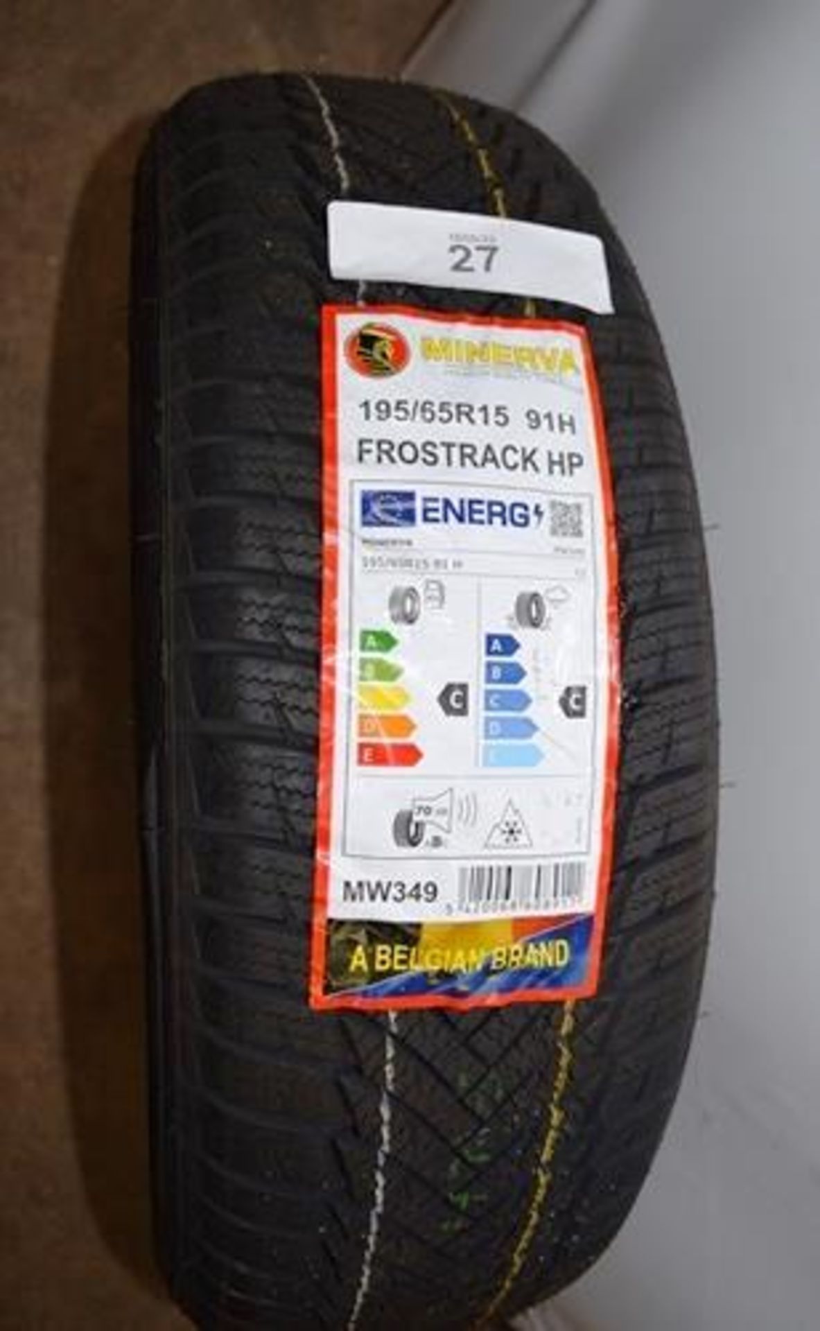 1 x Minerva Frost Rack HP tyre, size 195/65R15 91H - New with label (GS2) - Image 2 of 2