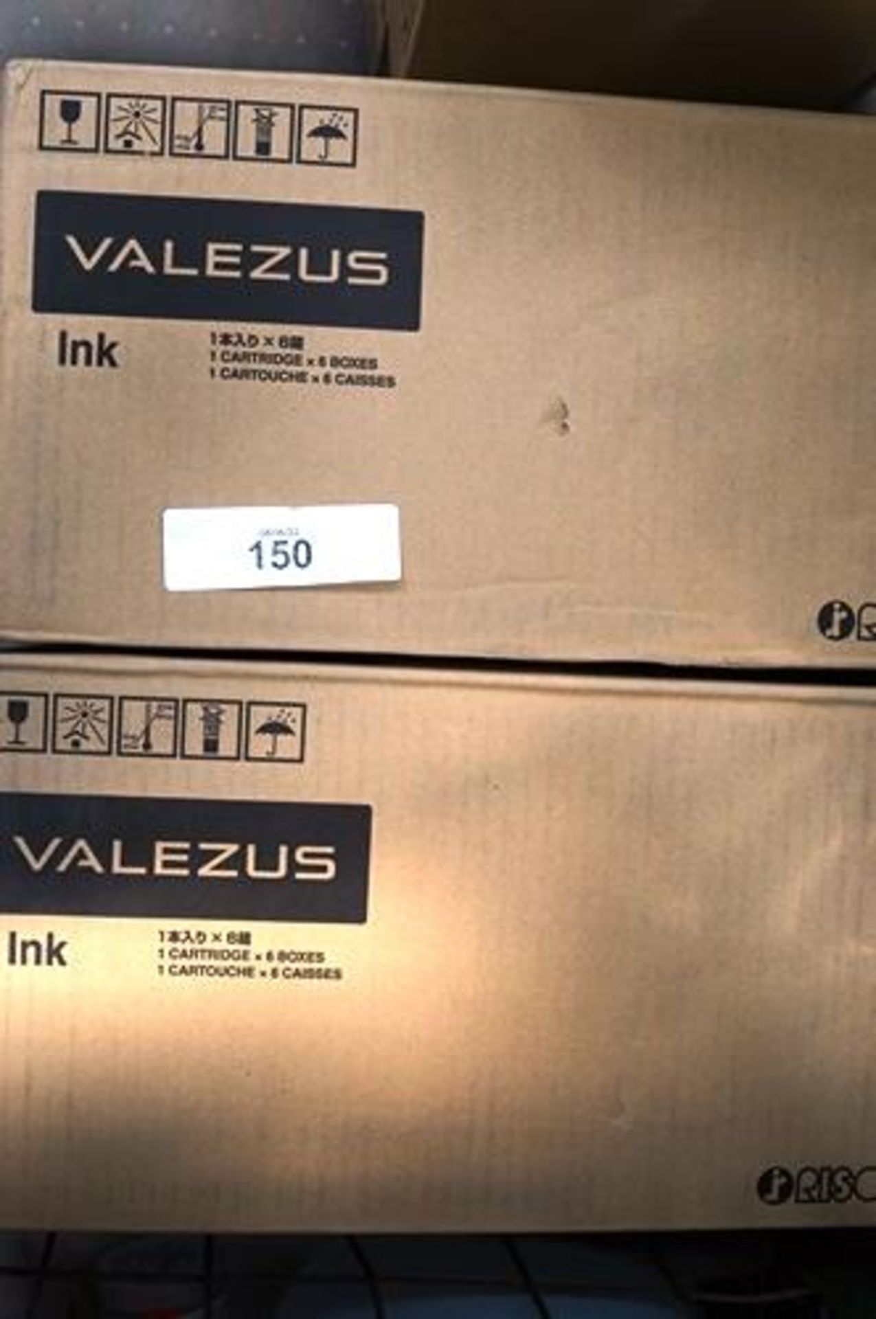 12 x Valezus 1000ml black ink cartridges, applicable model T2100 - New (Cabs3)