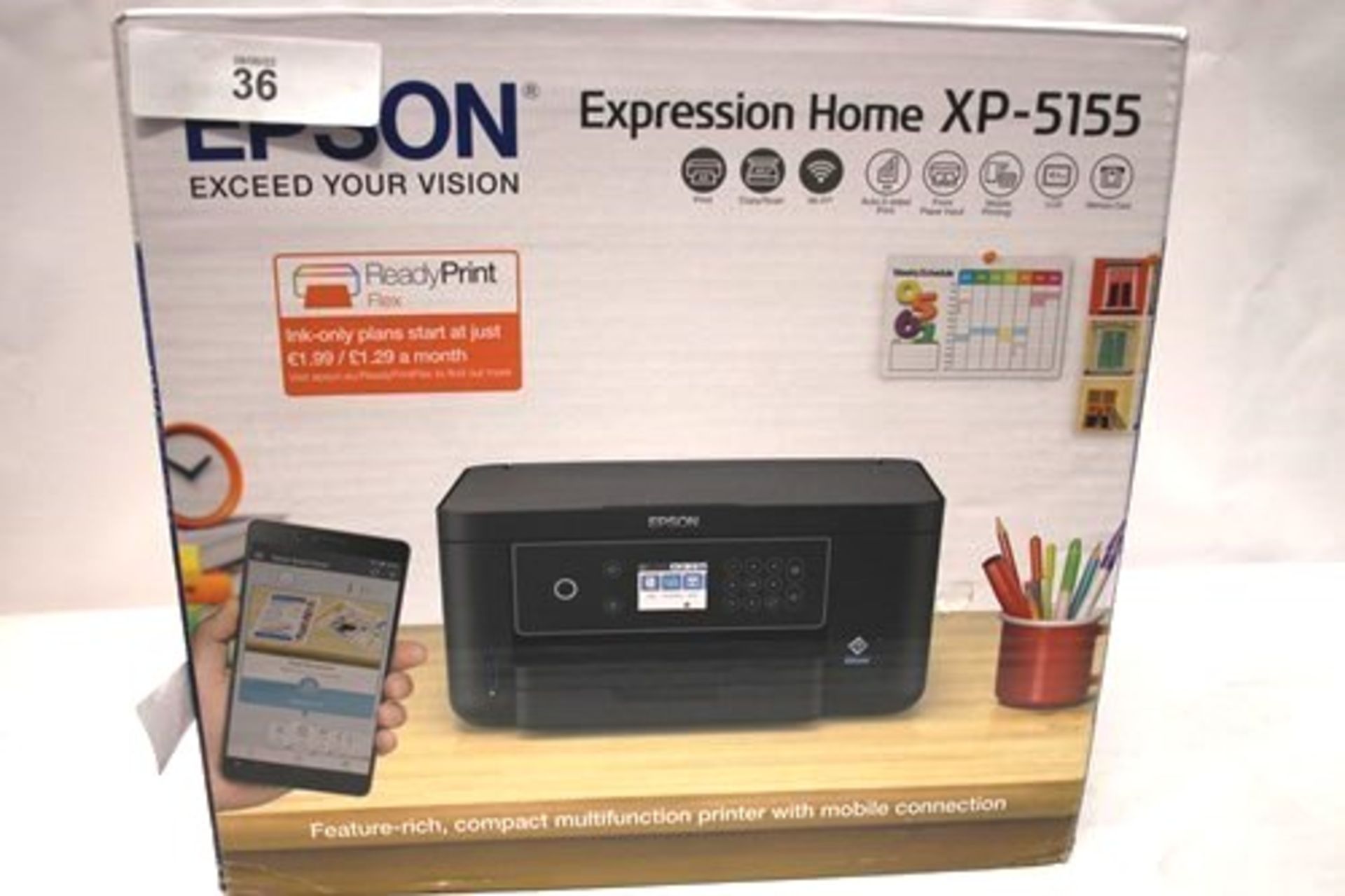 1 x Epson Expression Home XP-5155 printer - New (ES3)