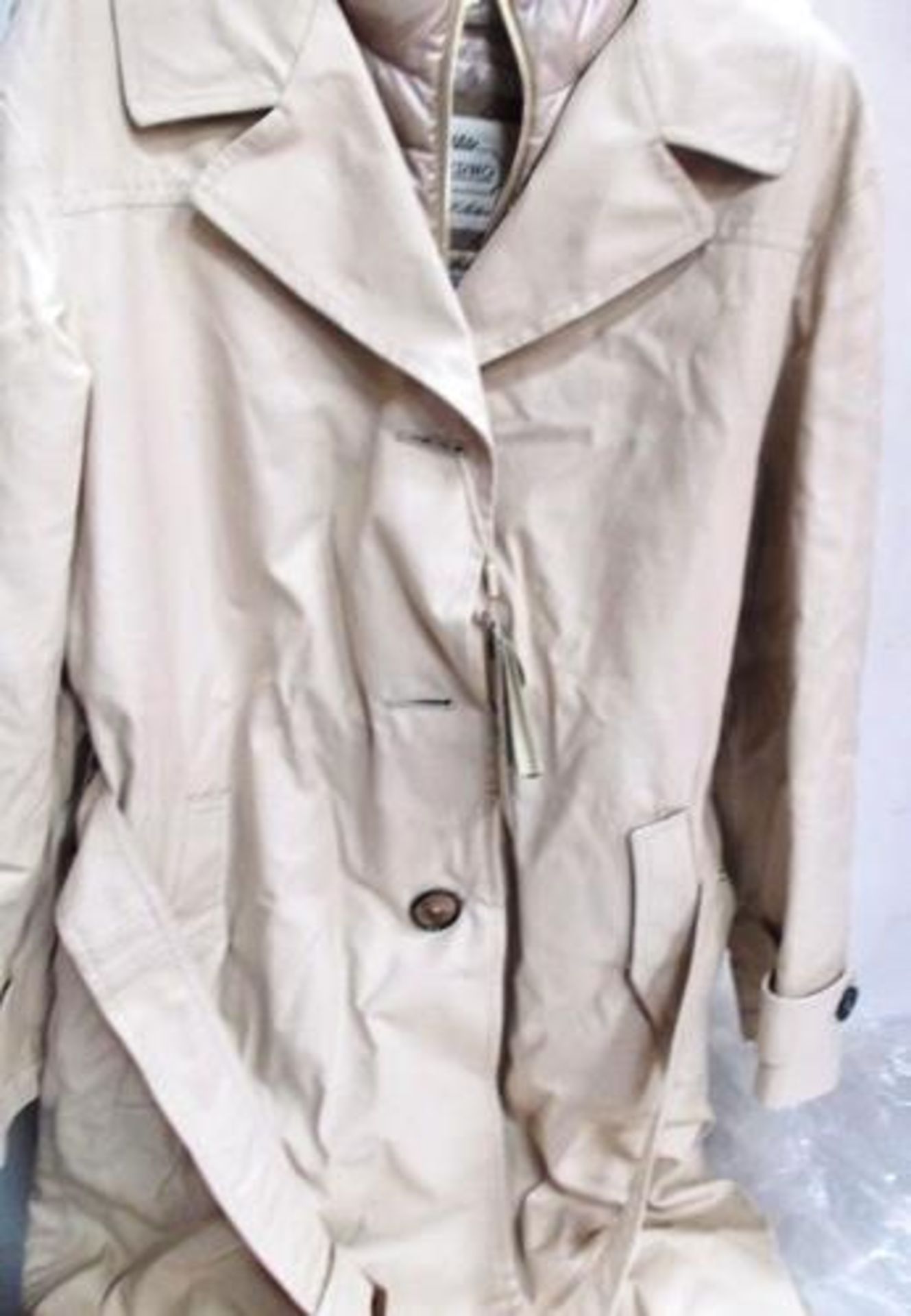 1 x Herno ladies hooded trench coat, UK size 12 - New (crail)