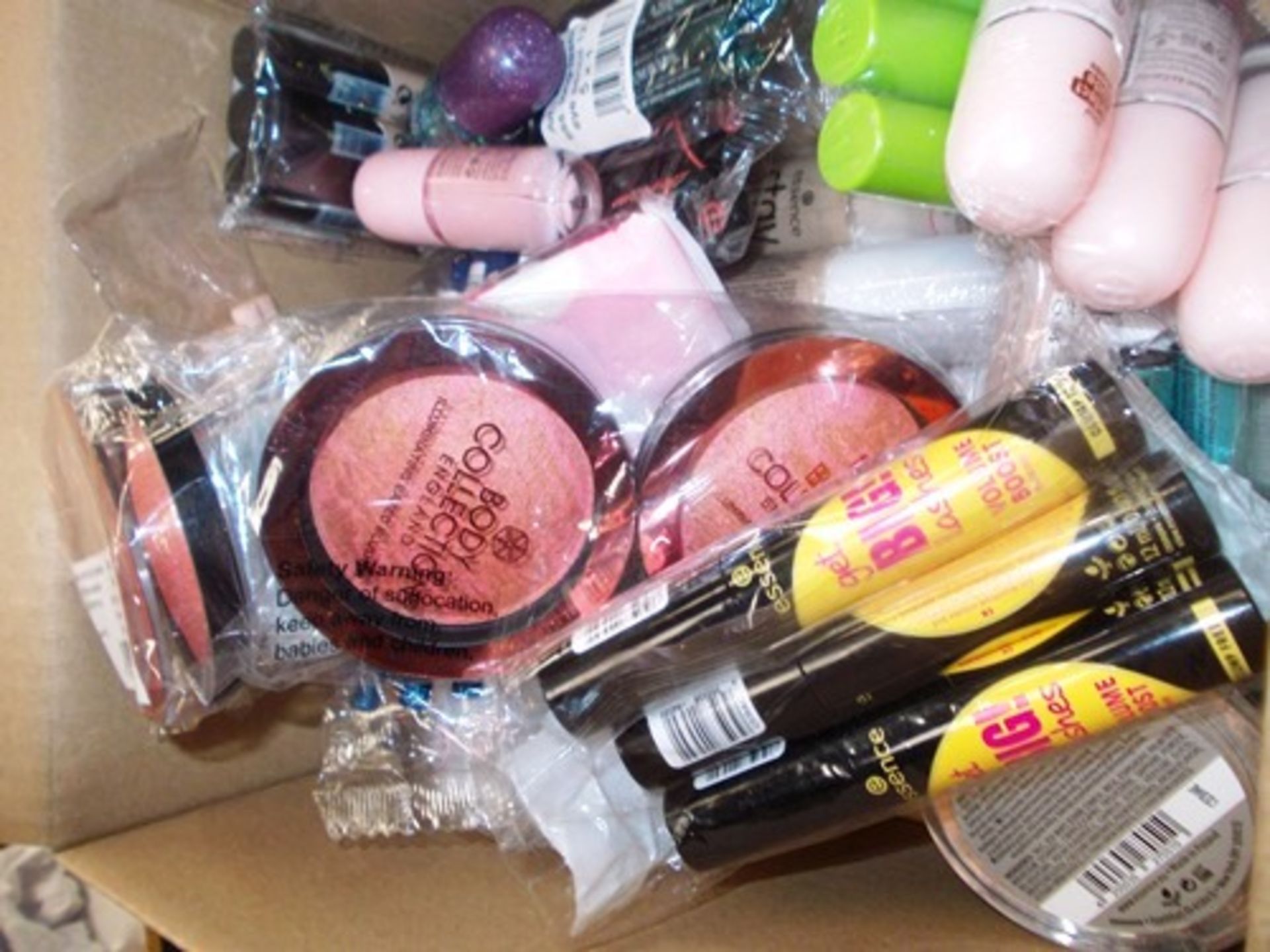 100 x various Essence Cosmetics including mascara, lipstick, foundation etc. - Sealed new in pack ( - Image 2 of 2