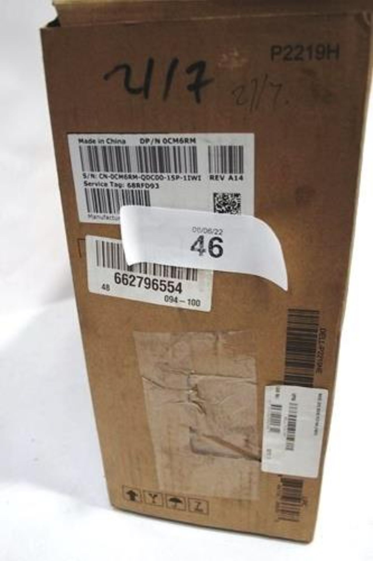 1 x Dell P2219H computer monitor - Sealed new in box, box tatty (E3endcage) - Image 2 of 2