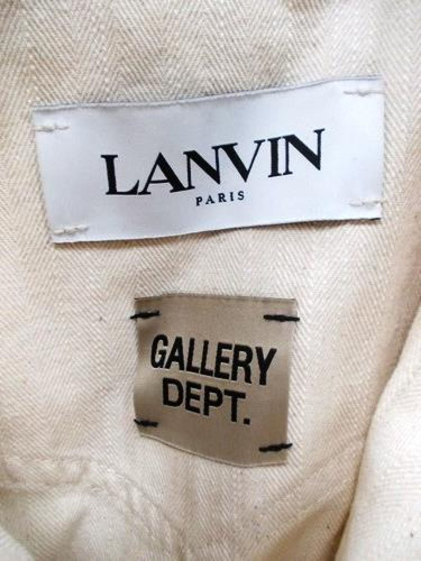 2 x jackets comprising 1 x labelled Lanvin Gallery Dept, EU size 50 and 1 x labelled Kenzo, orange - Image 5 of 7