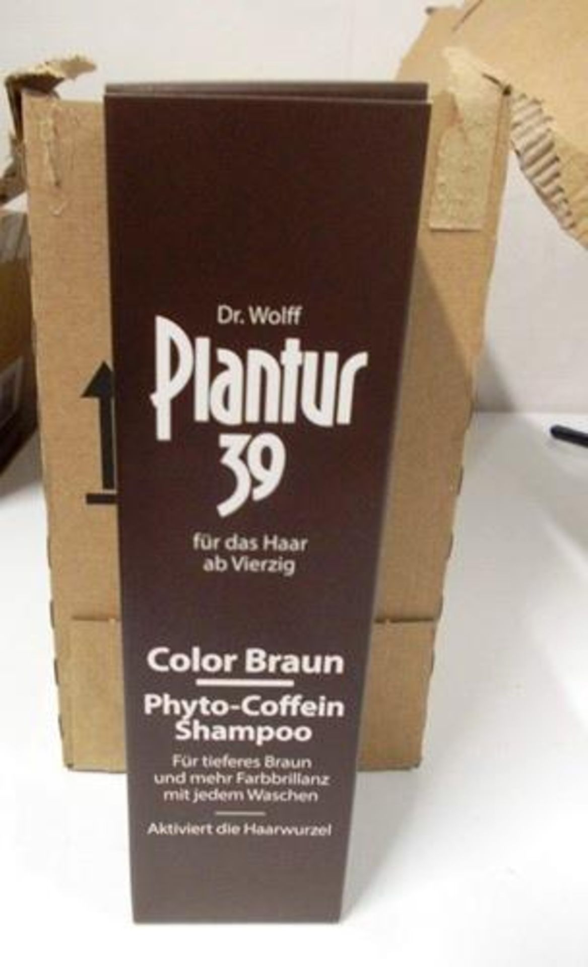 18 x 250ml boxes of Dr Wolf Phyto Caffeine Shampoo, expiry 12 months after opening - New in box (