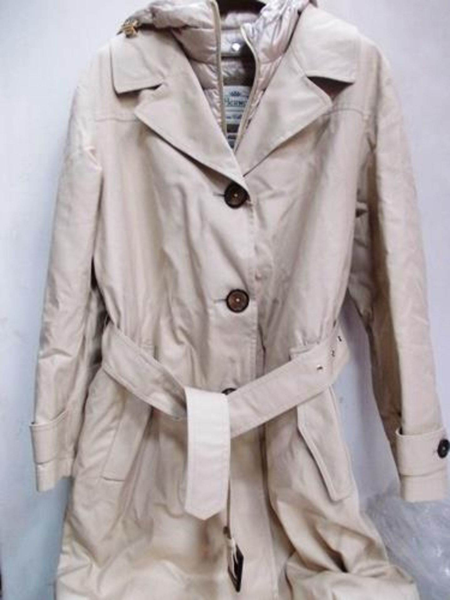 1 x Herno ladies hooded trench coat, UK size 12 - New (crail)