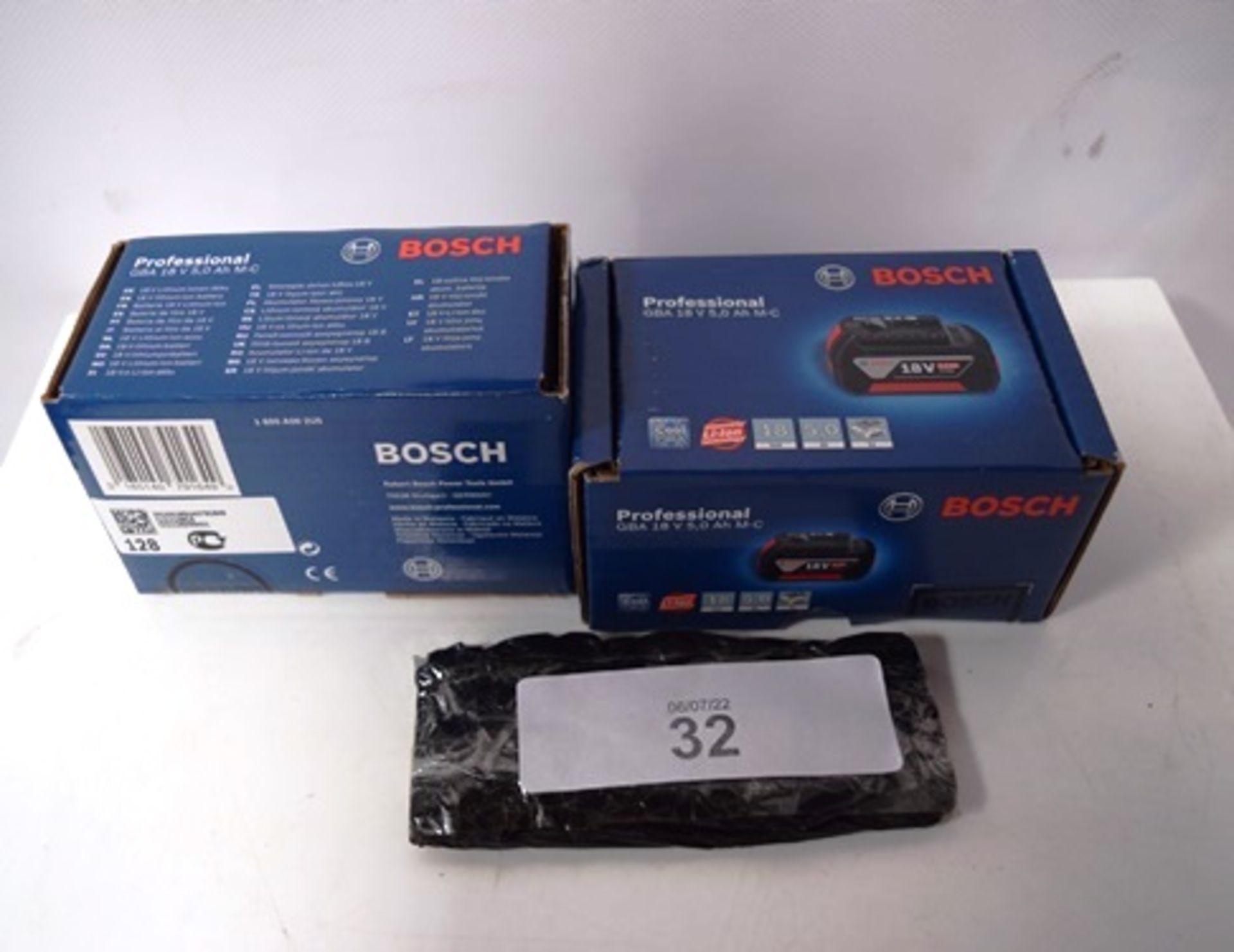 5 x Bosch Professional GBA 18V 5,OAH M-C batteries - Sealed new in box (SW9)