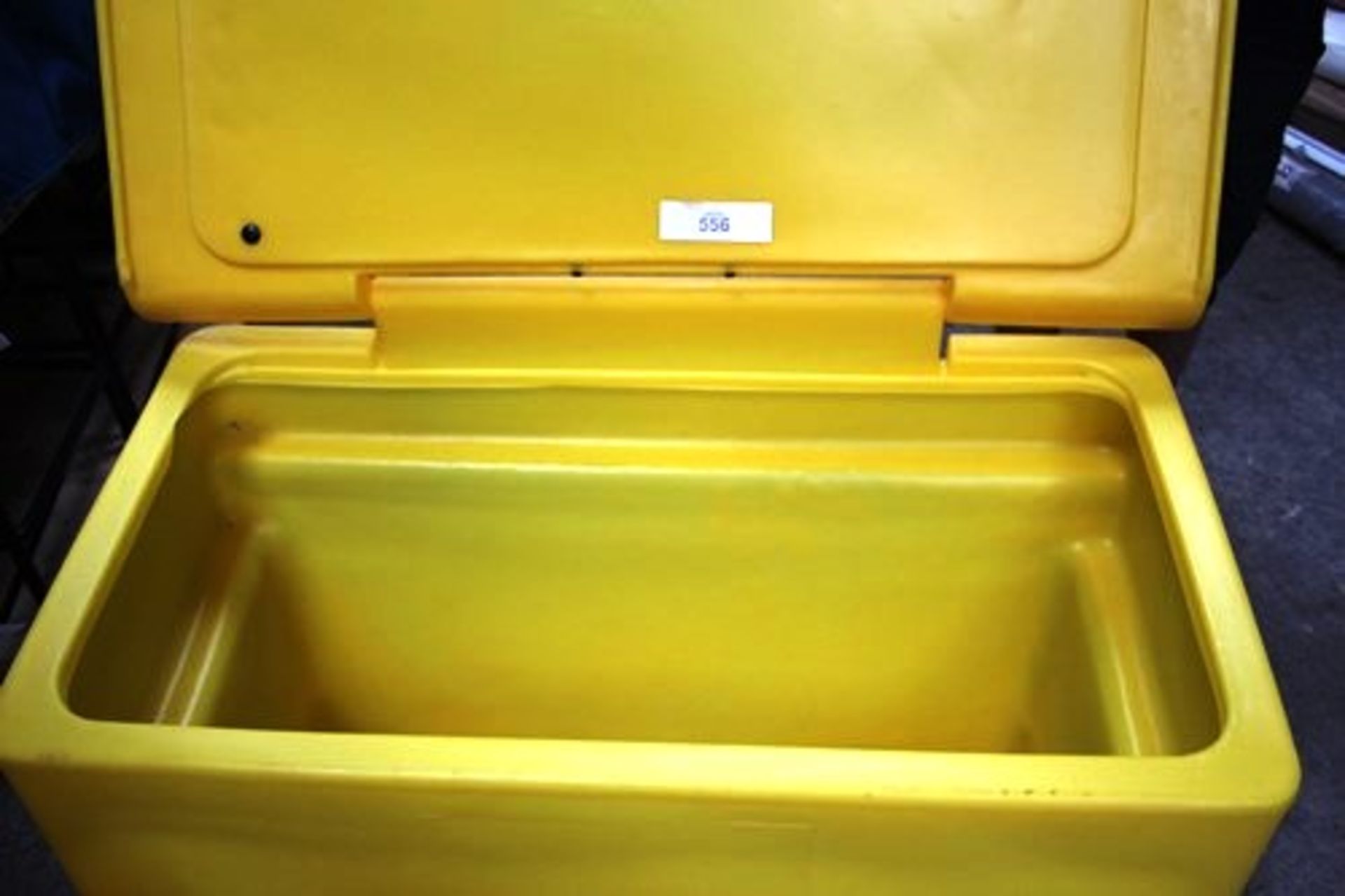 1 x large yellow grit bin - New (Open shed) - Image 2 of 2