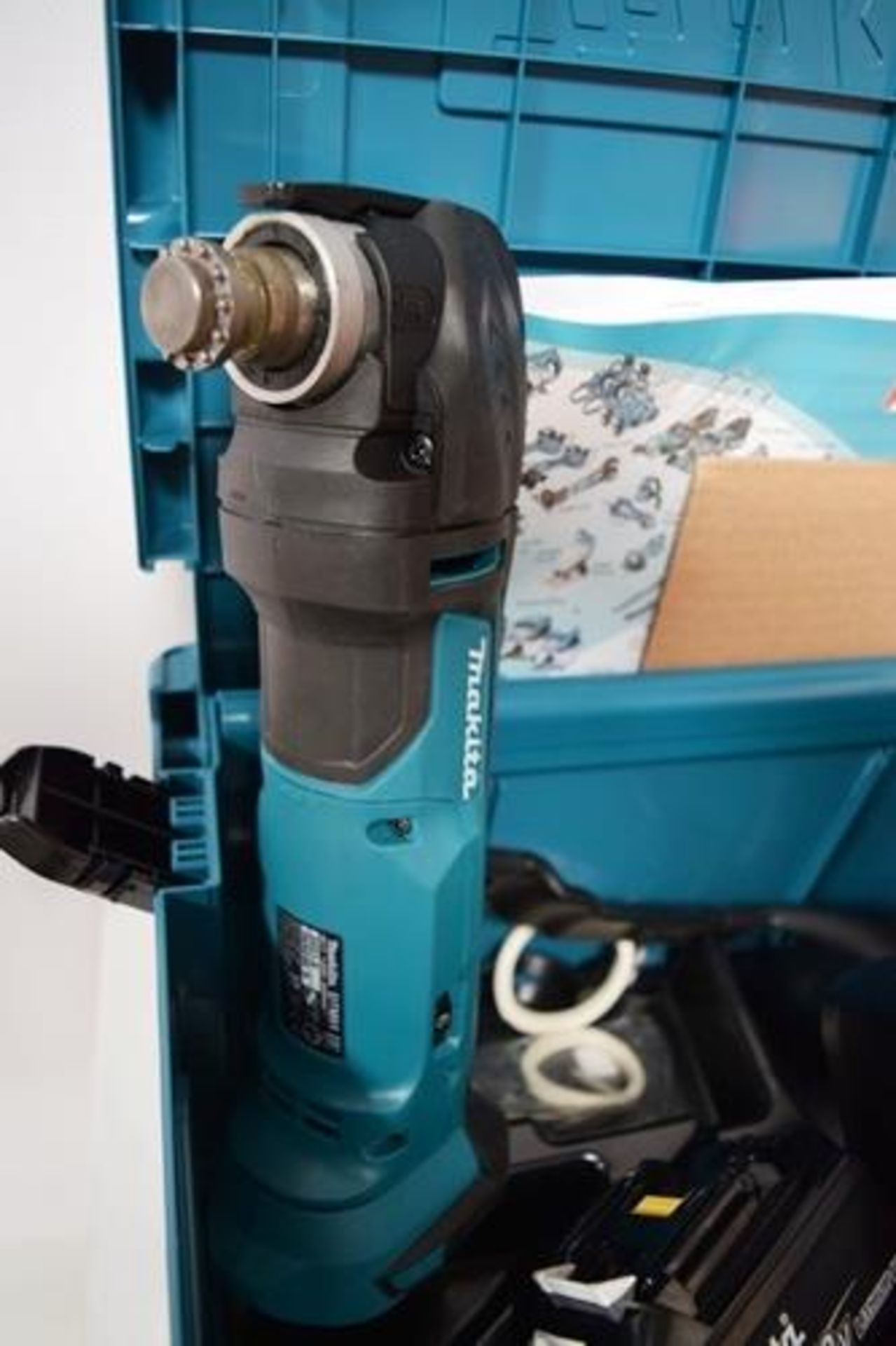 1 x Makita 18V cordless angel grinder, model DTM51, together with 1 x Makita 18V 3.0ah battery, 1