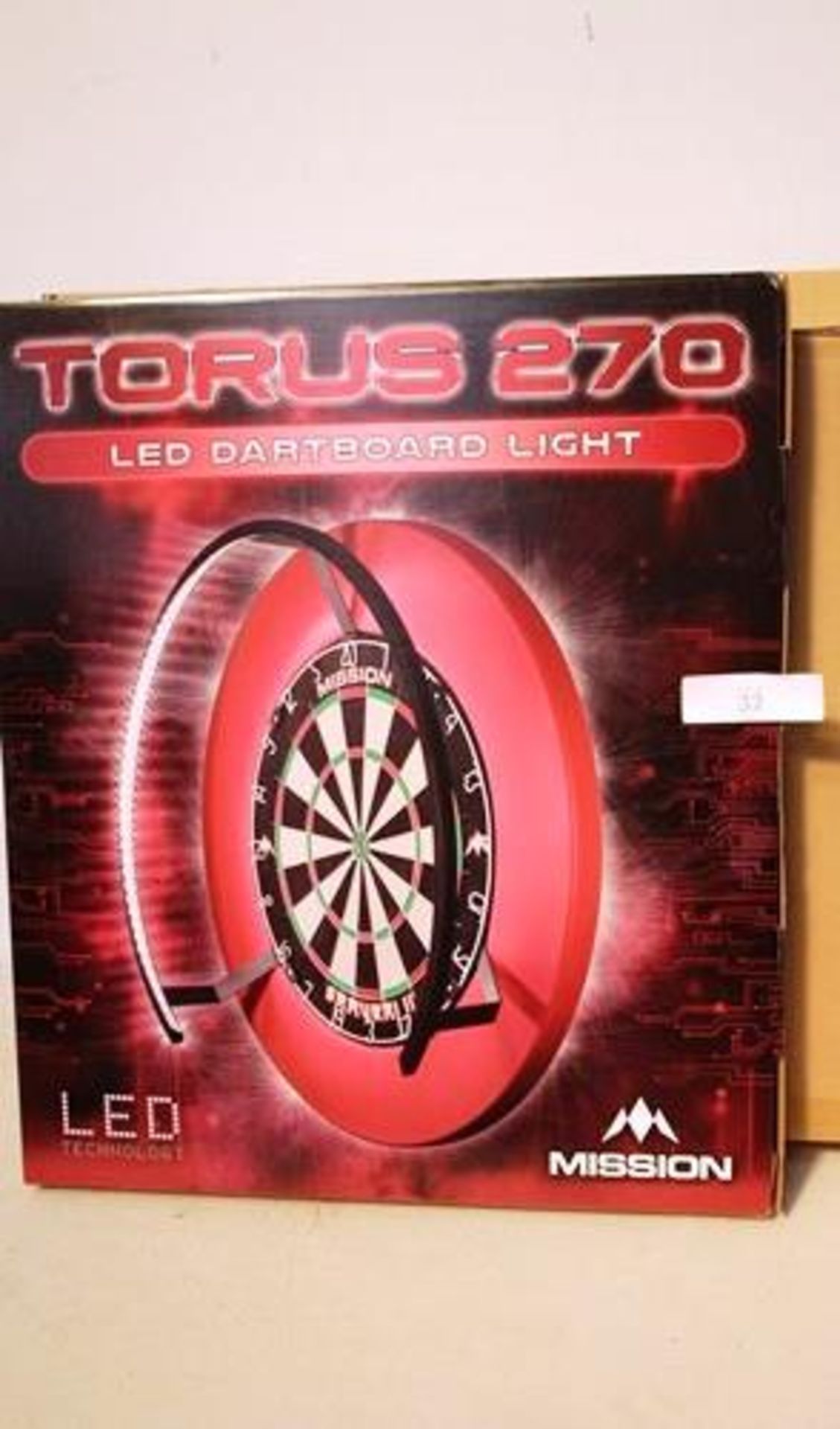 2 x Torus 270 LED dartboard lights - New (ES2)