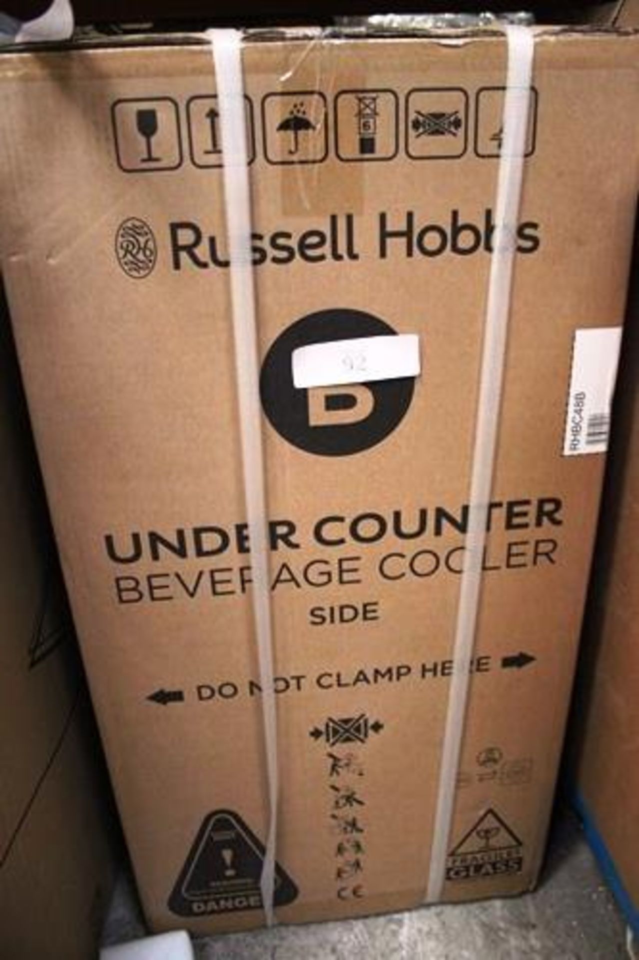 1 x Russell Hobbs under counter beverage cooler, model RHB-C48B - New (ES7)