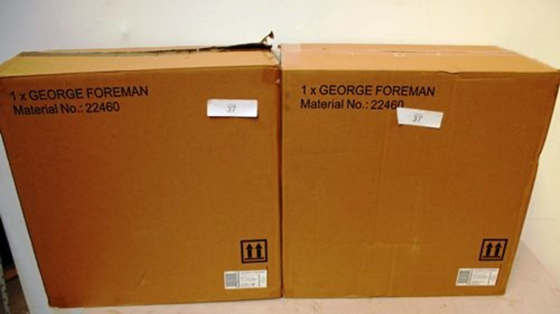 2 x George Foreman indoor/outdoor grills, model 22460 - New (ES9end)