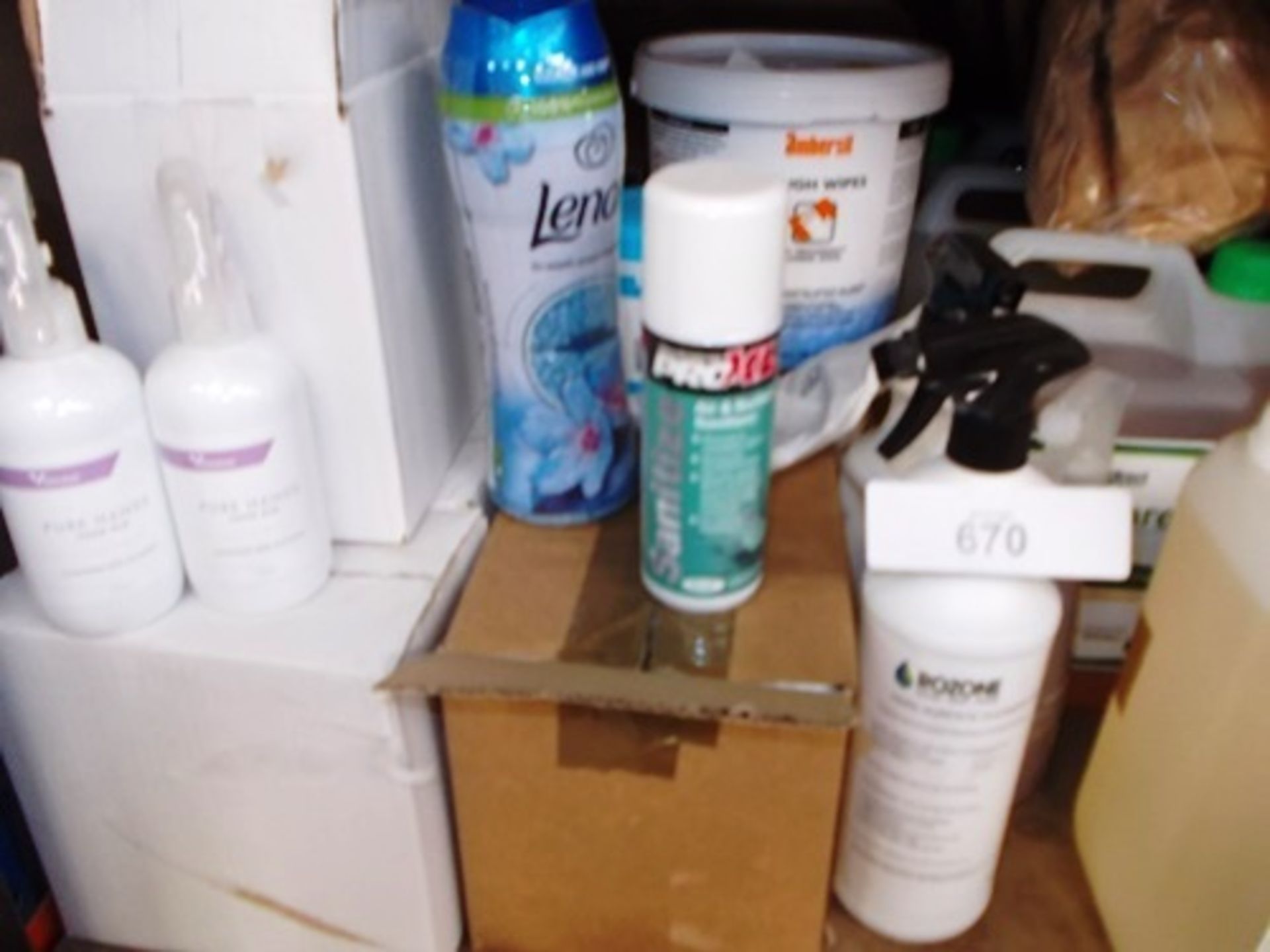 A selection of cleaning products including hard surface cleaner, non-bio laundry liquid etc New ( - Image 3 of 4