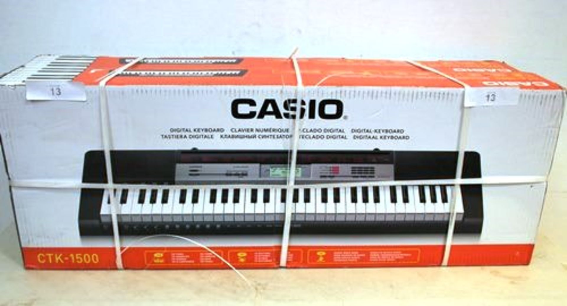 2 x Casio CTK-1500 portable digital keyboards - New (ES1)