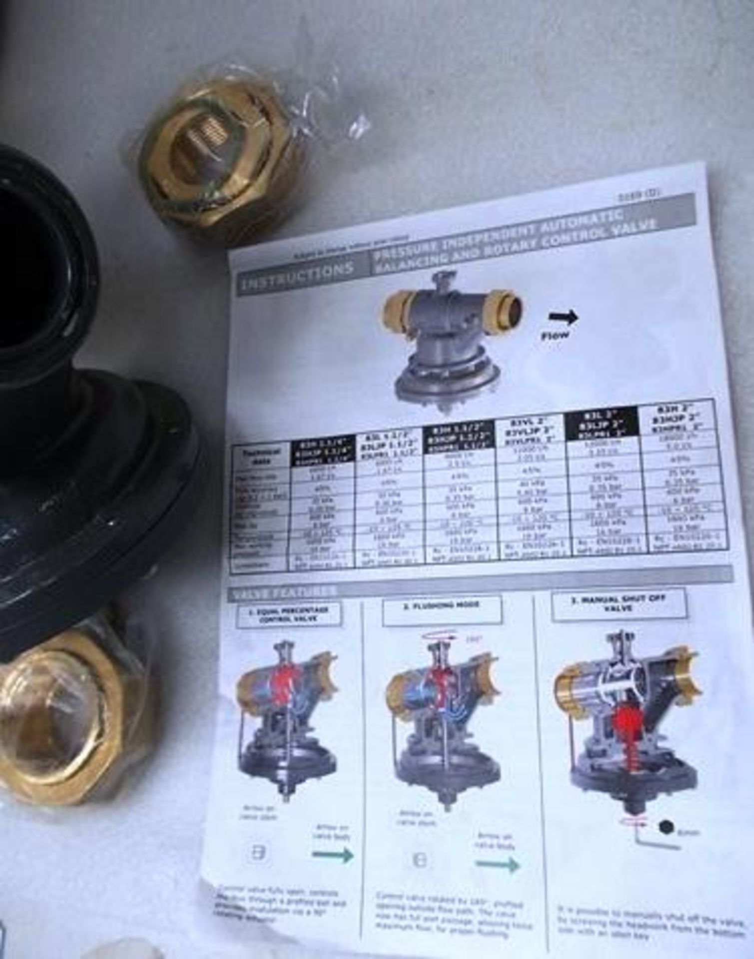 1 x Fratelli Pettinardi 1-1/2" DN40 pressure independent control valve, Model PICV-R 1-1/2" FXF, - Image 2 of 3