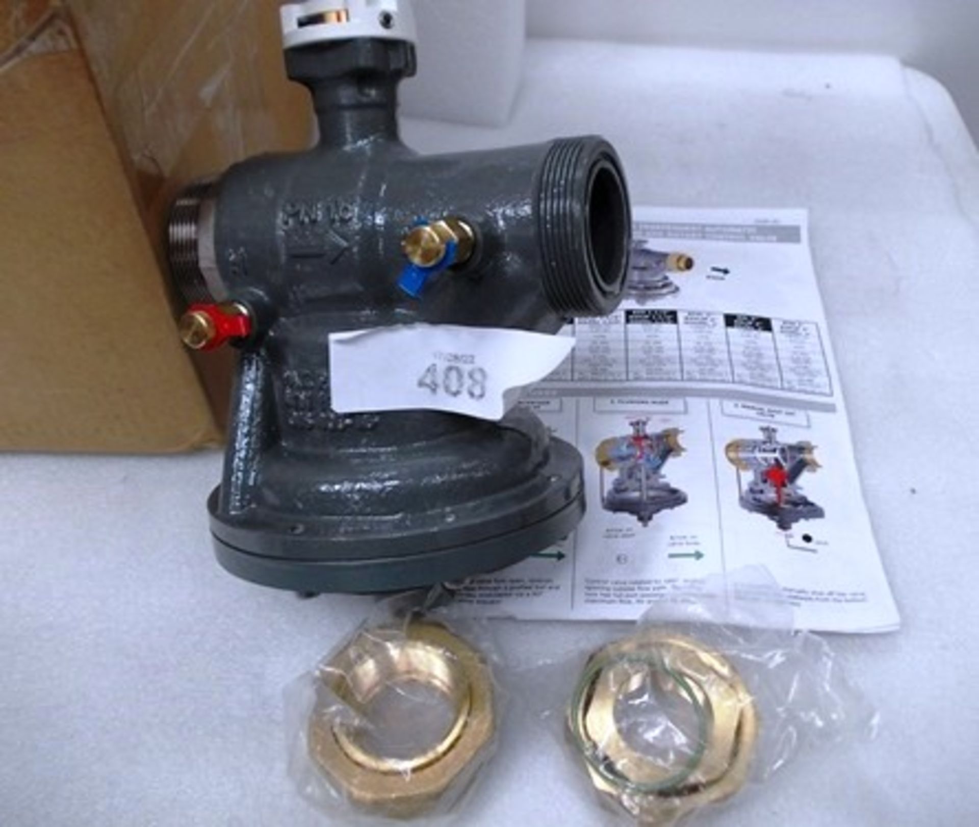 1 x Fratelli Pettinardi 1-1/2" DN40 pressure independent control valve, Model PICV-R 1-1/2" FXF,