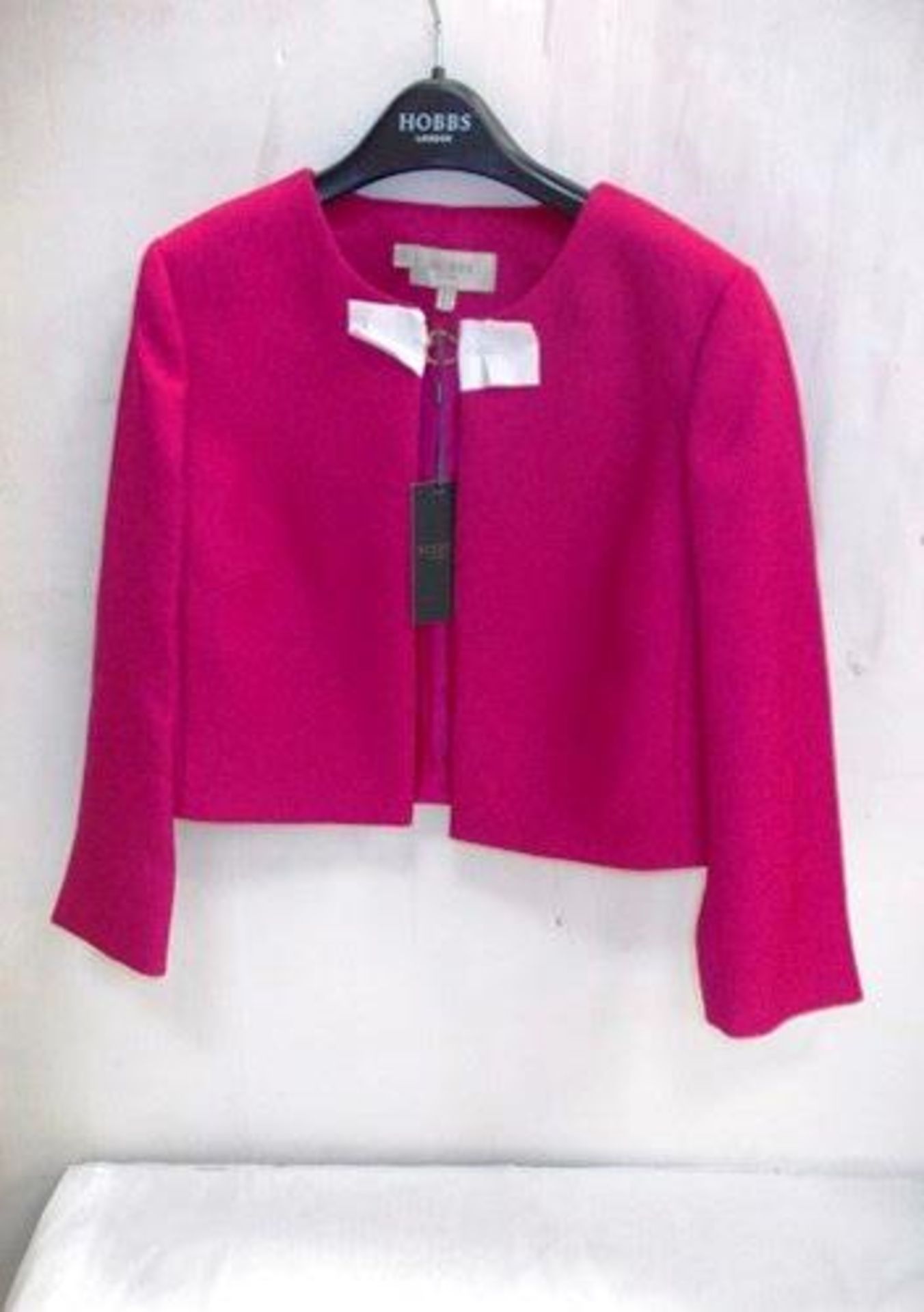 2 x Hobbs Elize jackets in fiesta pink, 1 x size 10 and 1 x size 12 - New (crail3)