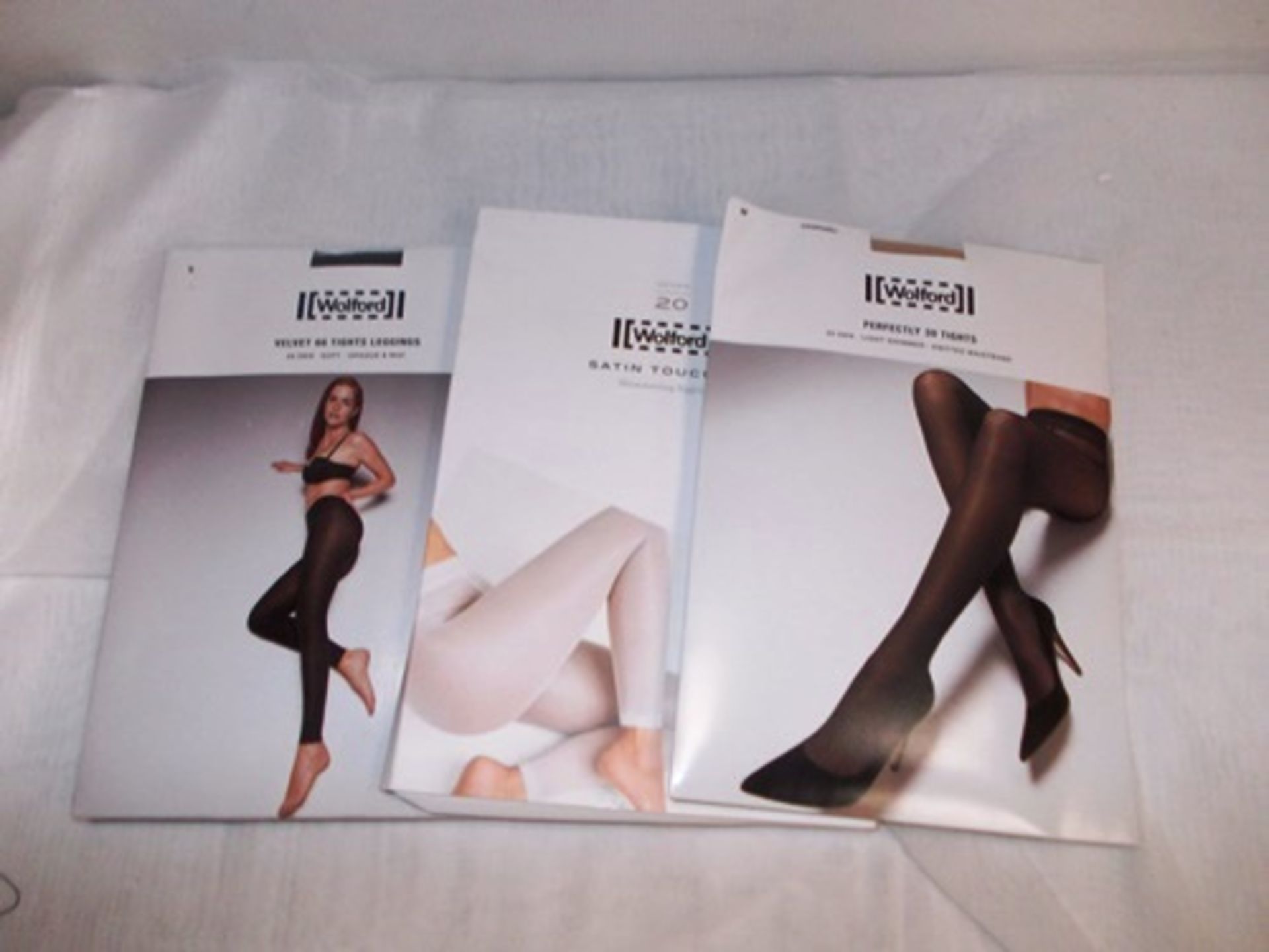 3 x pairs of Wolford control shorts, 2 x pairs of tights leggings and 1 x pair of tights - New ( - Image 2 of 2